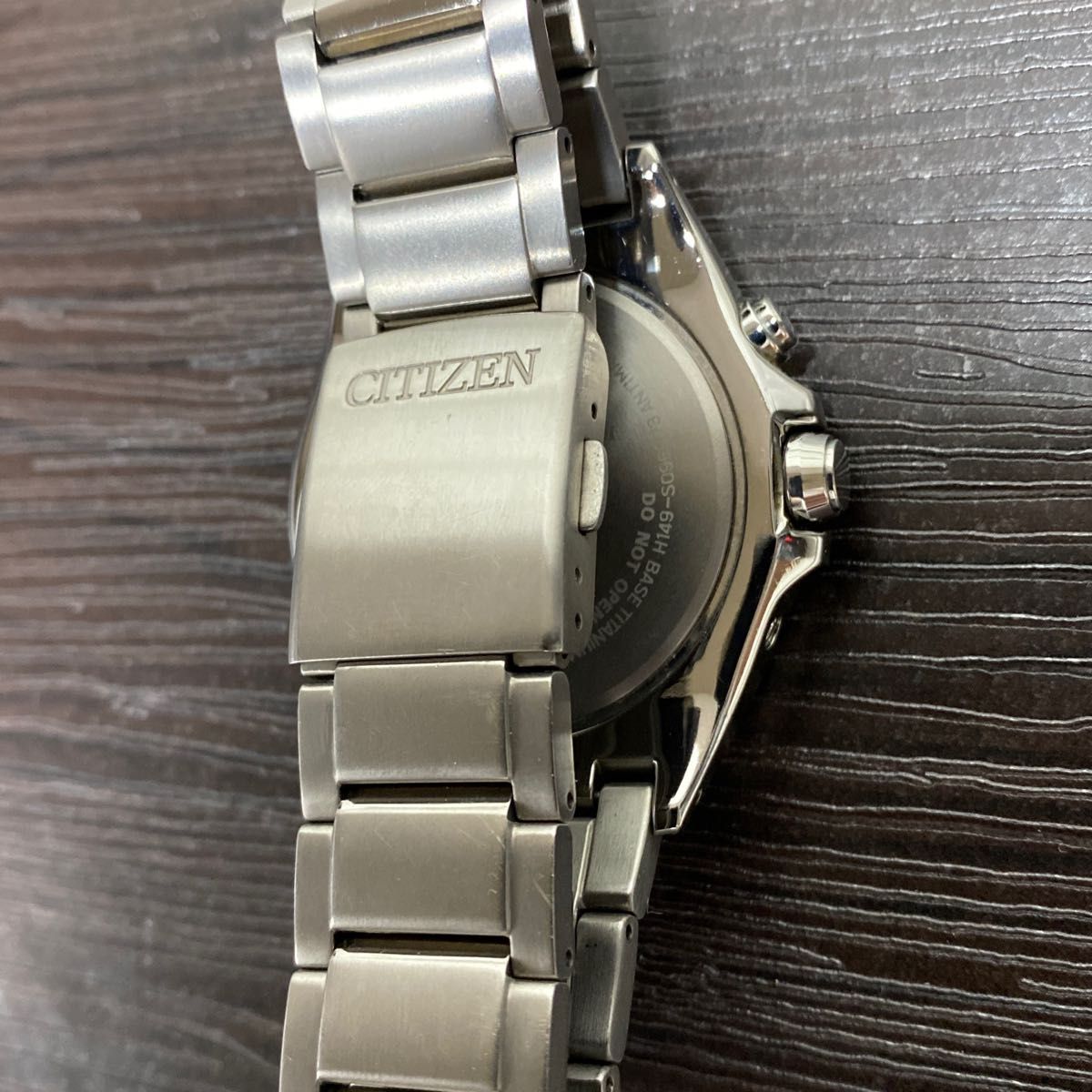 美品】シチズン/CITIZENアテッサ 電波ソーラー チタン H149 稼働品