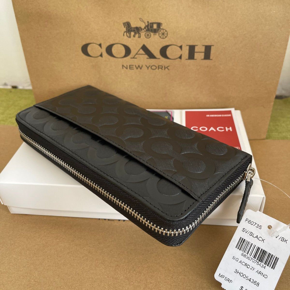 コーチ COACH 長財布メンズ F60735 - 通販 - comfaguajiraepss.com.co
