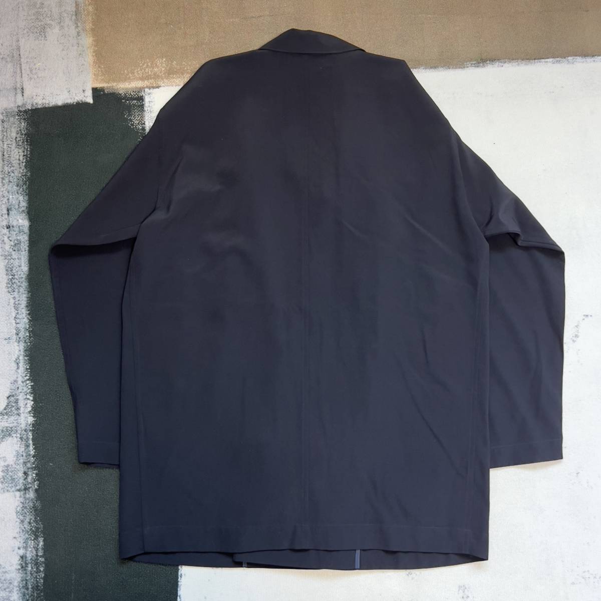 美品◆ISSEY MIYAKE by Plantation プランテーション 羽織り ジャケット イッセイミヤケ期 アーカイヴ ネイビー NAVY メンズ レディース_画像4