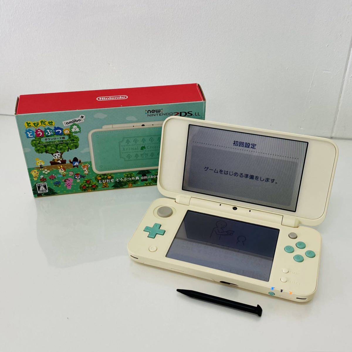 動作良好 Newニンテンドー2DS LL とびだせ どうぶつの森 amiibo+