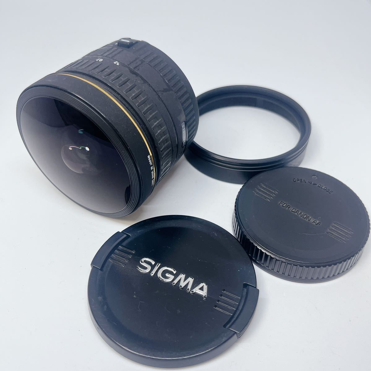 殿堂 キャノン用 F4 8mm AF シグマ 美品＊SIGMA EX FISHEYE Canon