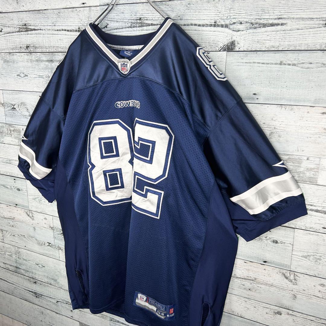 希少】リーボック×NFL 全刺繍 カウボーイズ 半袖 アメフトゲーム 希少】リーボック×NFL 全刺繍 カウボーイズ 半袖 アメフトゲーム