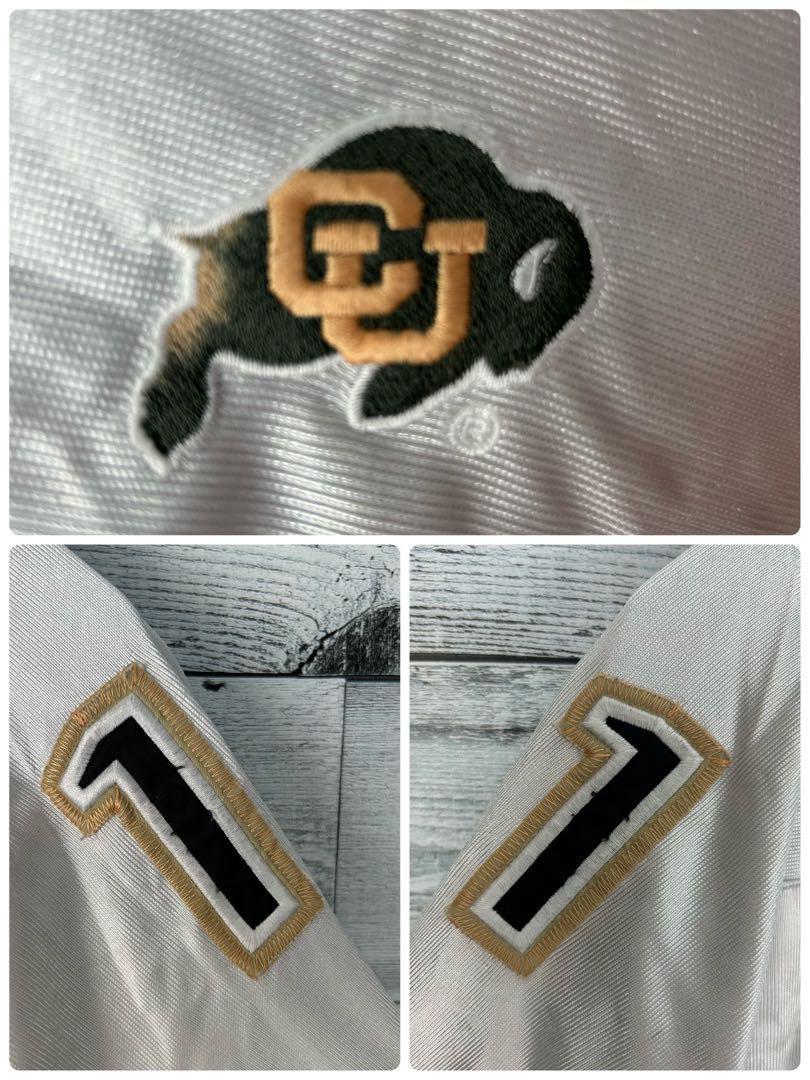 【希少】ヴィンテージ カレッジチームロゴ 全刺繍 半袖 ゲームシャツ_画像8