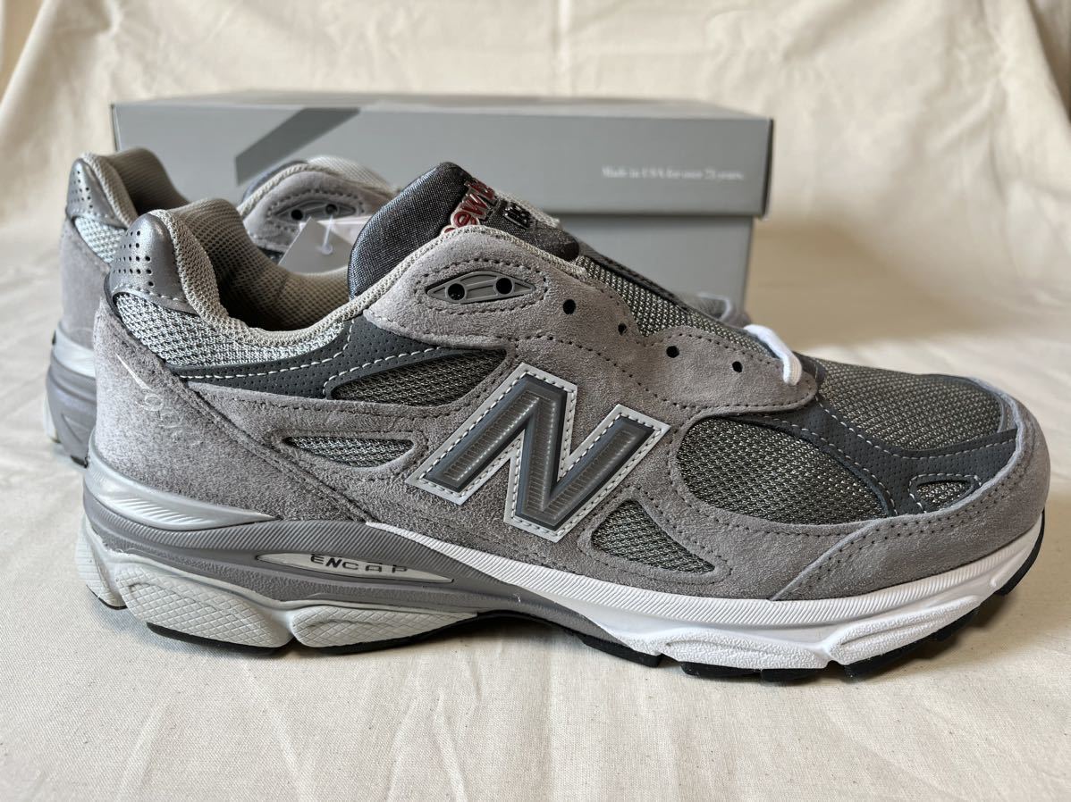 新品 US9 ニューバランス 990V3 990GY3 USA製 new balance