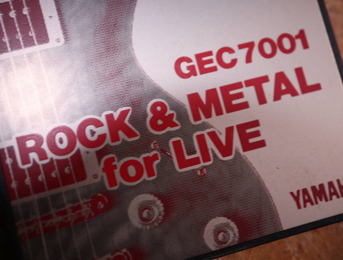 YAMAHA EMP700用カード GEC7001 動作チェック済み Rock & Metal for Live_画像8