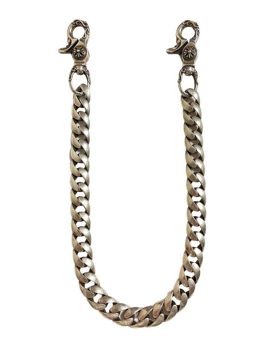 198.2g silver シルバー STERLING クラシック ウォレットチェーン アラベスク mobarakya.com
