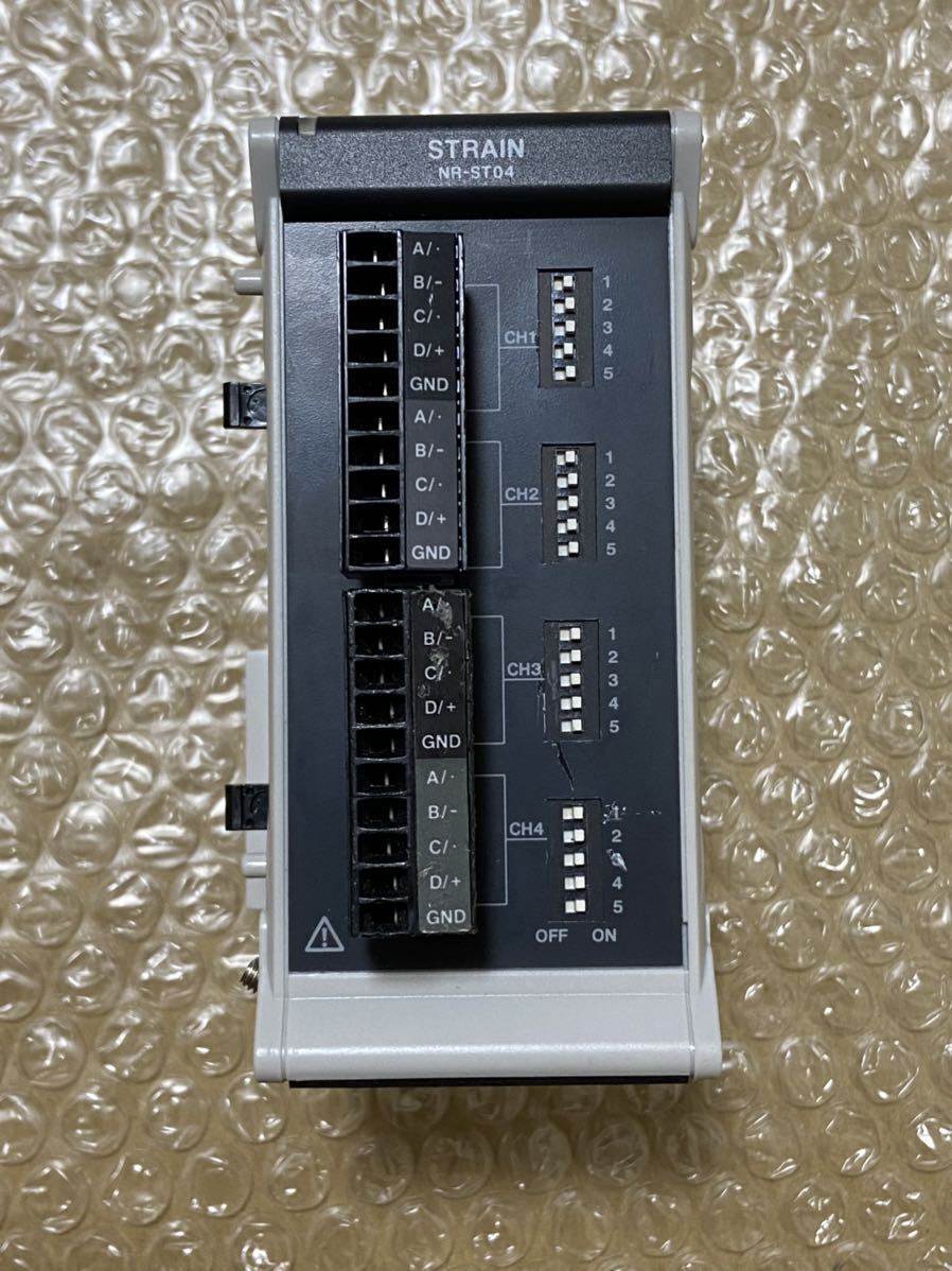品 KEYENCE NR-ST04 ひずみ計測ユニット データ収集 ② www.cinema.sk