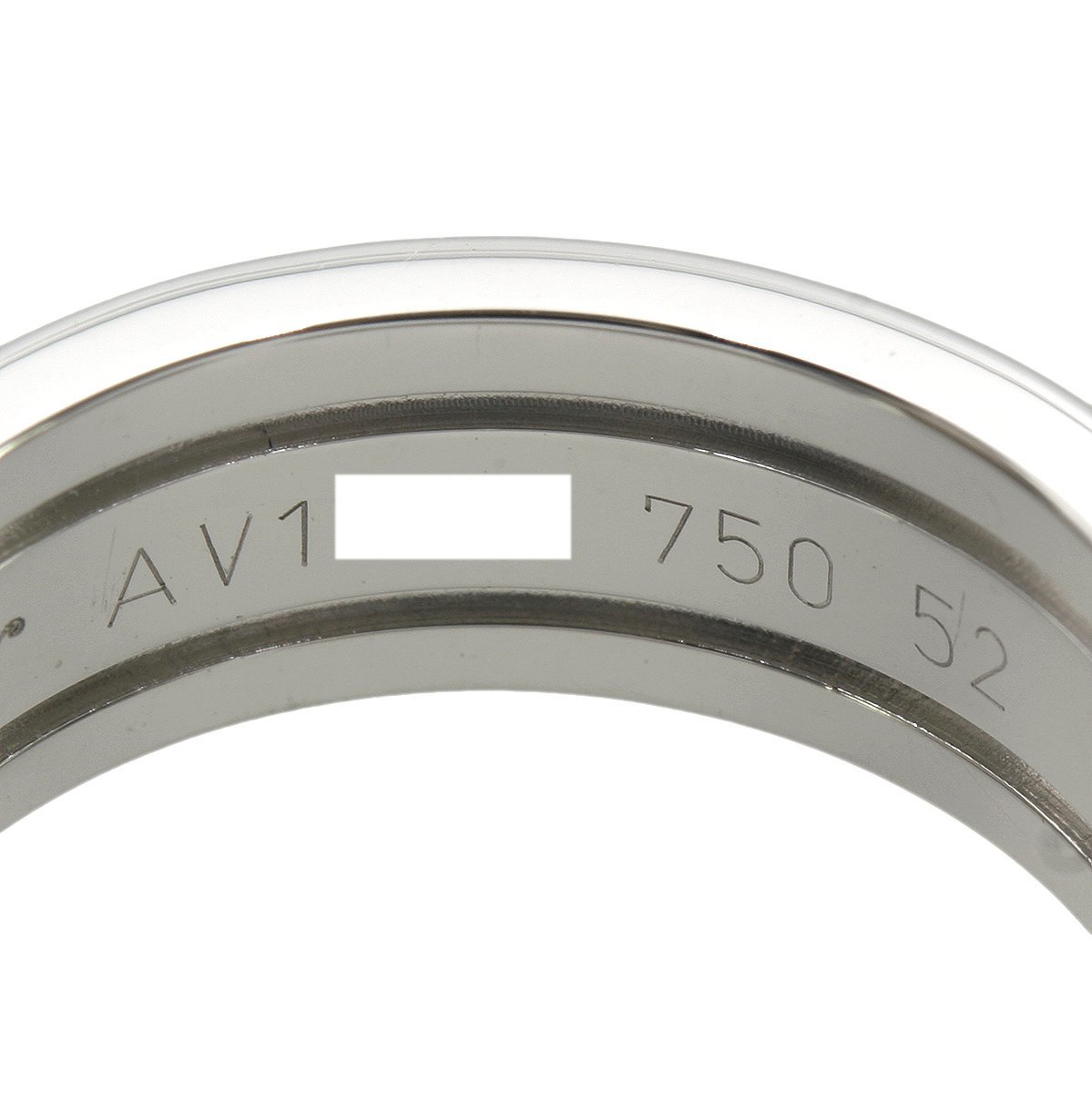 ☆A2076 仕上済!! カルティエ C2 ホワイトゴールド 12号 Cartier #52