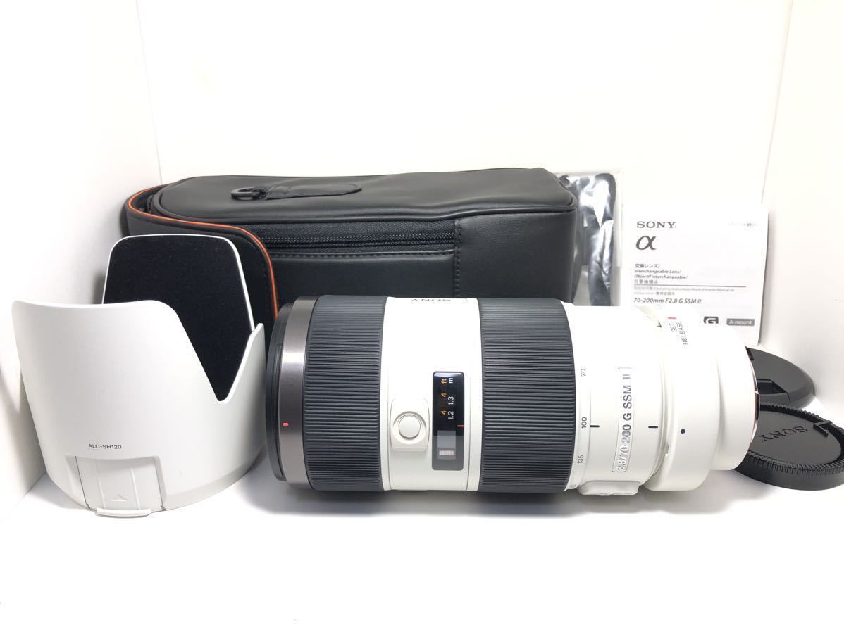 85【新品同様・元箱 レンズプロテクター付】SONY 70-200mm F2.8 G SSM