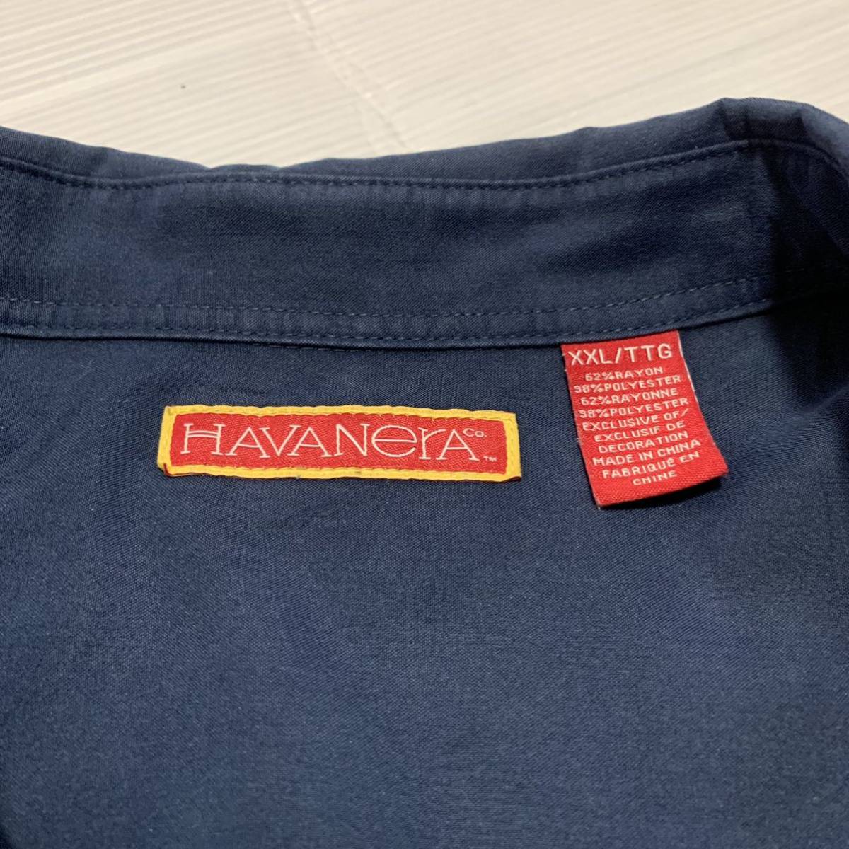 HAVANERA キューバシャツ 半袖シャツ 2XL 6671_画像8