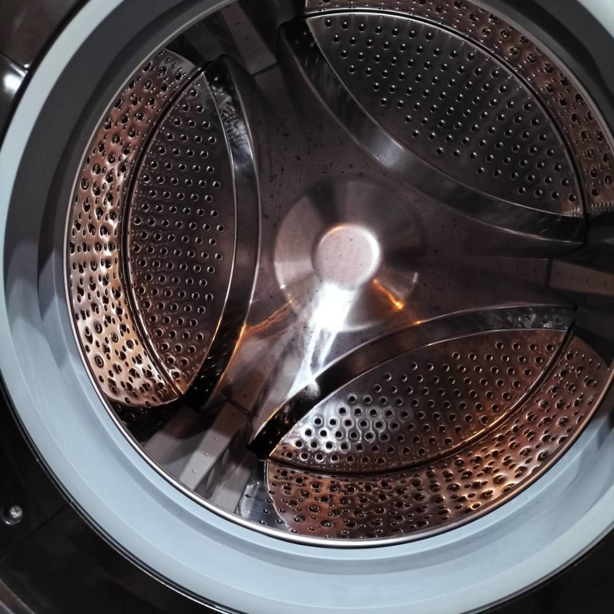 □SHARP シャープ ドラム式 全自動 洗濯 乾燥機 ES-S7G-WL 7kg 2022年