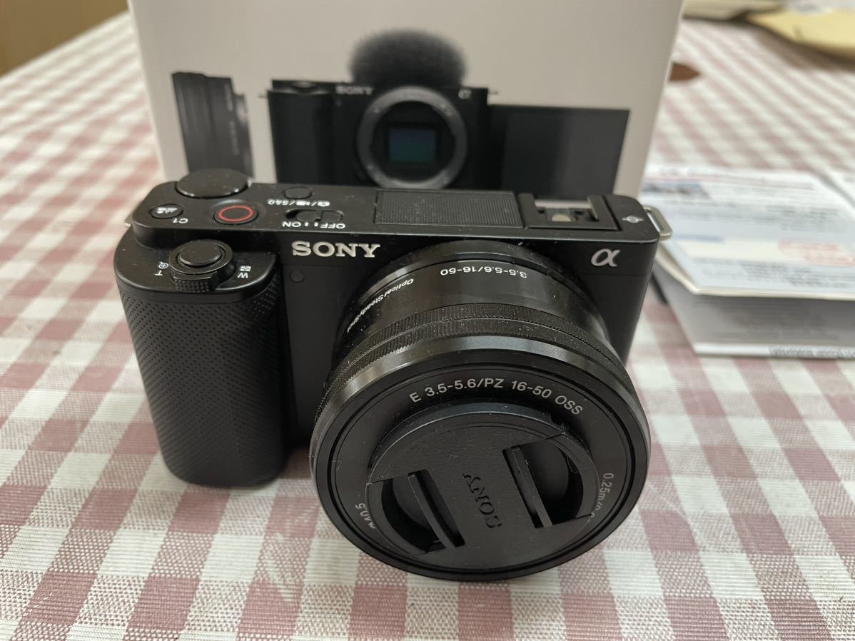 SONY VLOGCAM ZV-E10L パワーズームレンズキット ブラック www