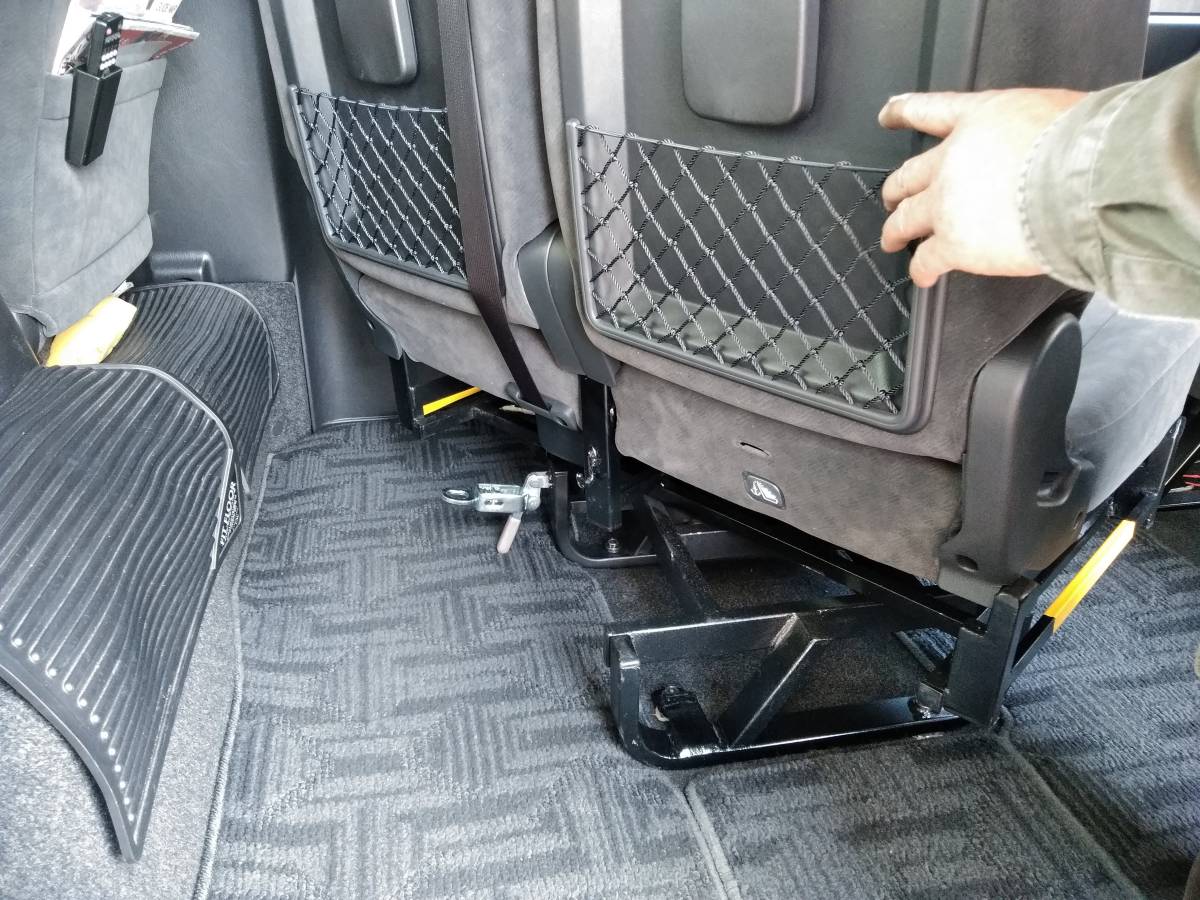 **200 series Hiace Wagon wide all car make two row chair. rotation processing will do initial model ~ last model corresponding vehicle inspection correspondence 