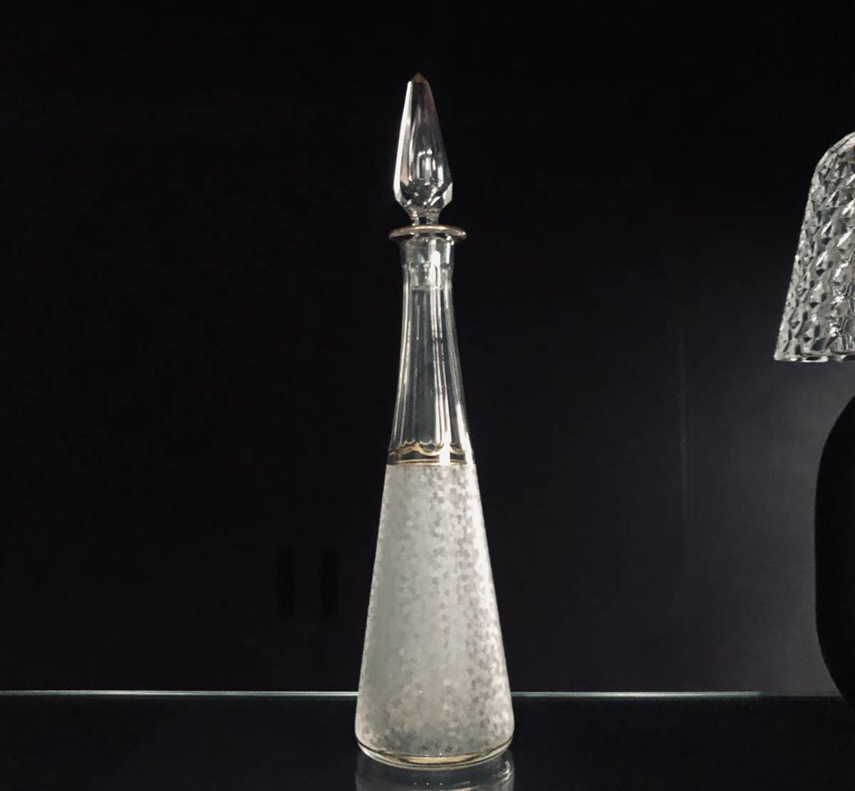 通販 人気】 SAINT LOUIS サンルイ/※珍品 金彩市松紋 デカンタ 日本酒