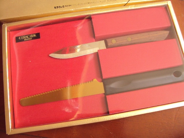 未使用品！SEKISUIのCERACOOKのテーブルナイフ（波型）！_画像2