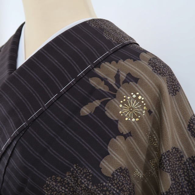 yu.saku2 new goods .... made Sakura kimono tall size . attaching thread attaching *.. deposit .. is seen ..,... .. shide .. for . branch shide ...~ silk visit wear 1332