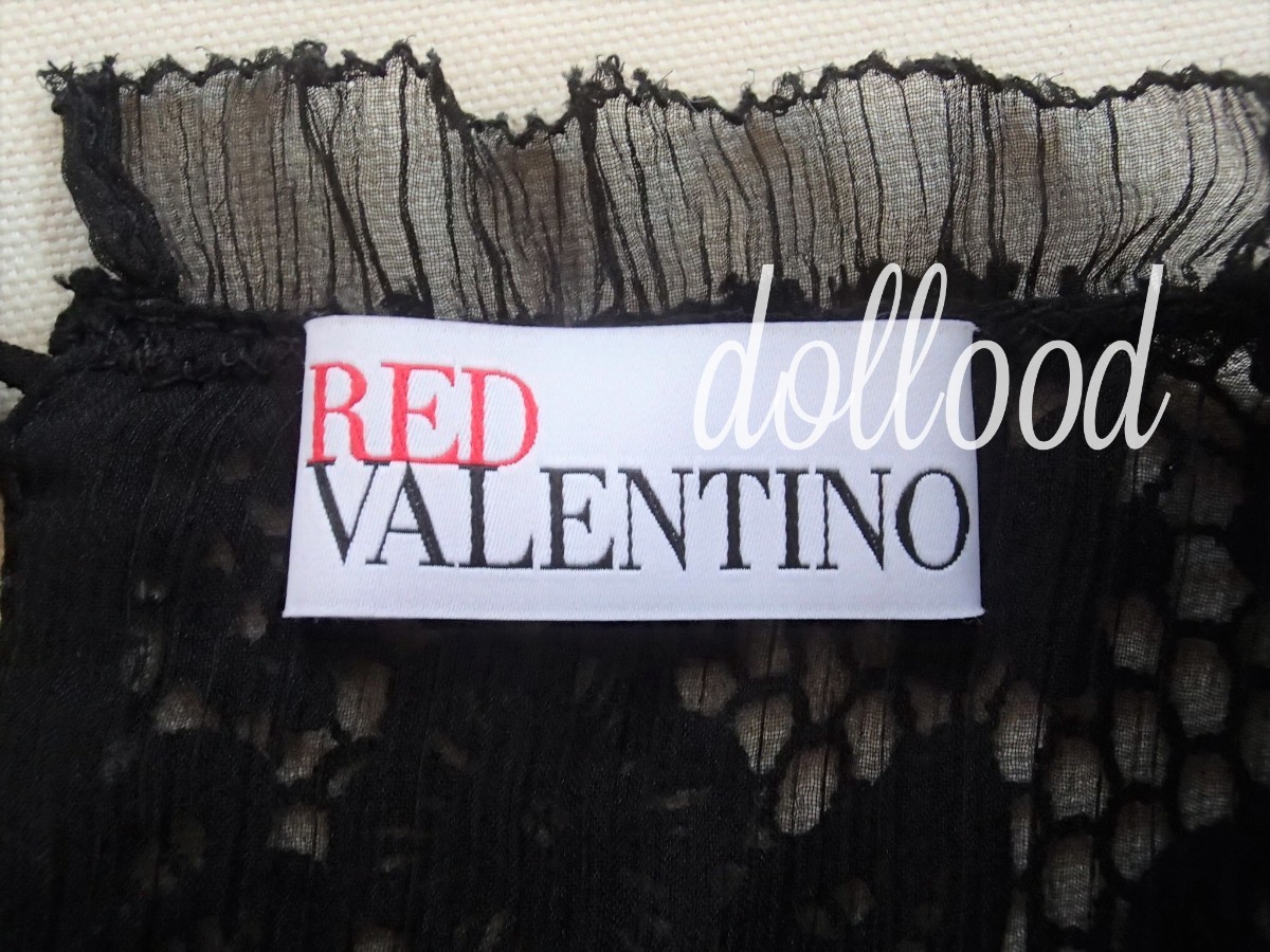 返品?交換対象商品】 RED VALENTINO レッド ヴァレンティノ 刺繍レース