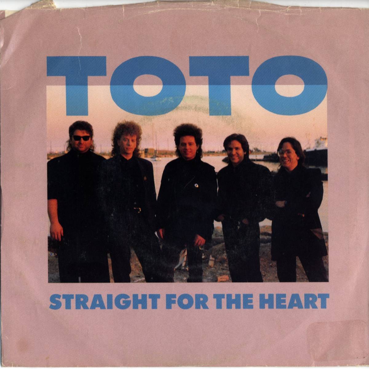 TOTO 「Straight For The Heart」　米国COLUMBIA盤プロモ用EPレコード_画像1