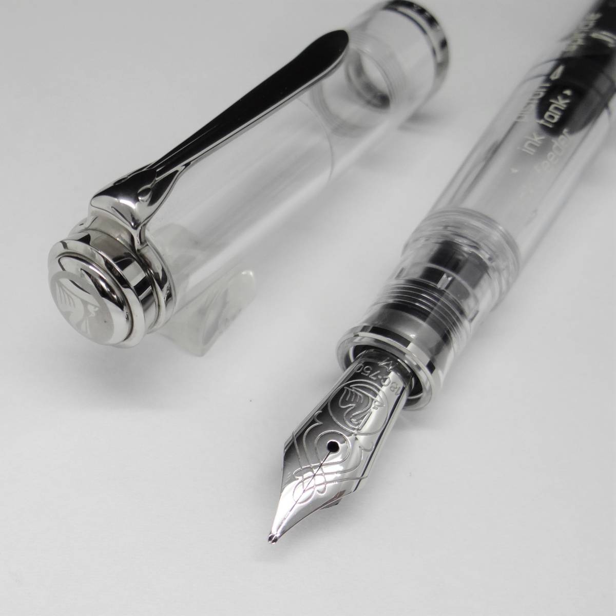 限定品】ペリカン 万年筆 M805 パーツ名刻印入り デモンストレーター