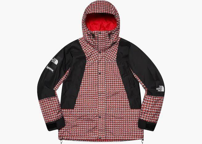 【SIZE:L 新品・未使用】Supreme / The North Face Studded Mountain Light Jacket Red スタッズ マウンテン ライト ジャケット レッド