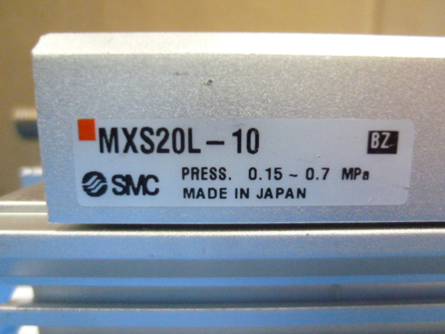 中古現状渡品 SMC エアースライドテーブル MXS20L-10 その2_画像2