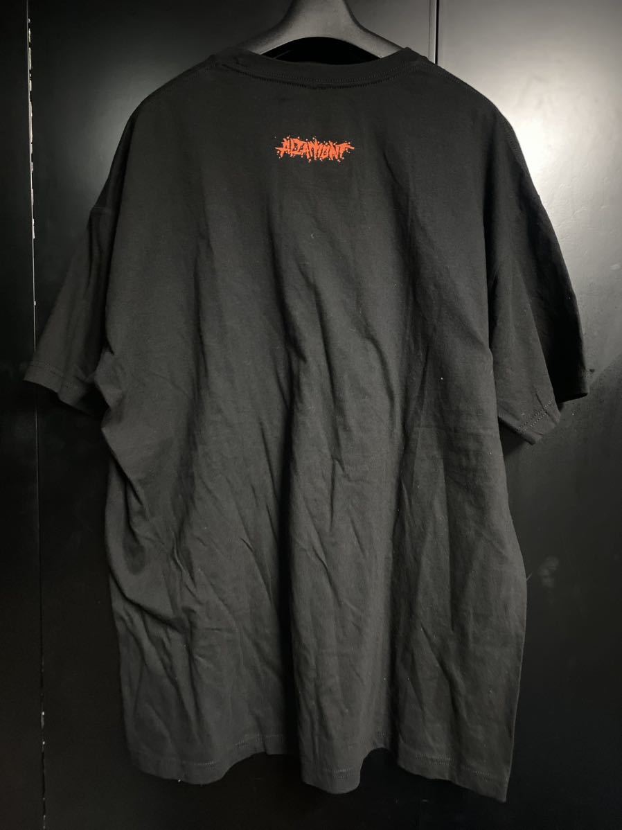 激レア　PUSHEAD Tシャツ　ヴィンテージ　ブラック　サイズXL パスヘッド　コピーライト　METALLIC バンドTシャツ　_画像2