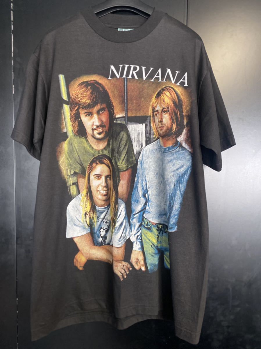 nirvana カートコバーン ビンテージ Tシャツ-