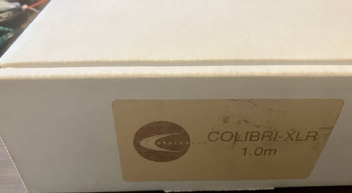 割引購入 レア stereovox Colibri-XLRケーブル1.0m ステレオボックス