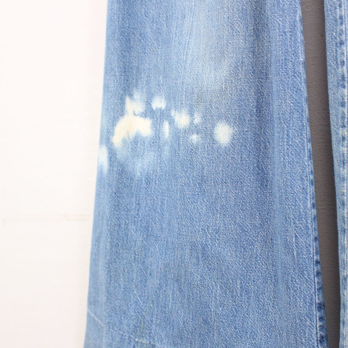 USA VINTAGE DOUBLE ZIP DESIGN DENIM FLARE PANTS/アメリカ古着ダブル