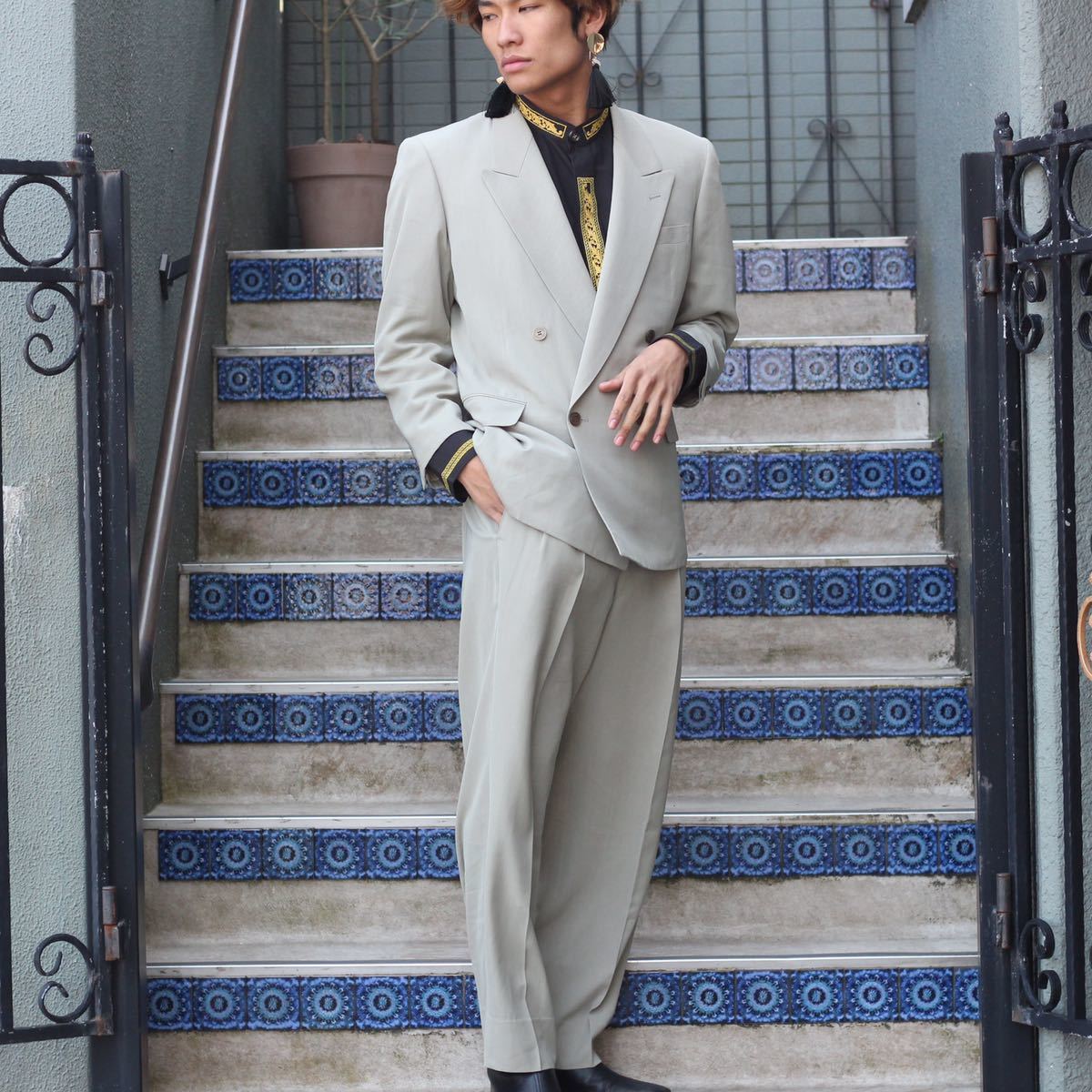 激安価格の Carven COLOR SUIT/カルヴェンカラーセットアップスーツ UP