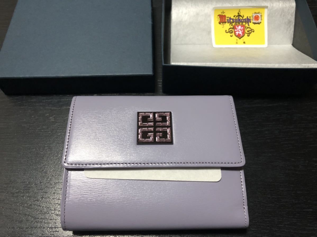 GIVENCHY】ジバンシィ ウォレット 未使用 財布 パープル 紫系