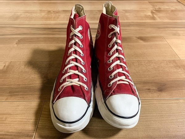 ビンテージ、レア!CONVERSE コンバース COACH HI コーチ ハイ 赤 レッド 1970年代USA製 US11 29.5cm オリジナル アメリカ チャックテイラー_なかなか出てこない大き目の良サイズです。