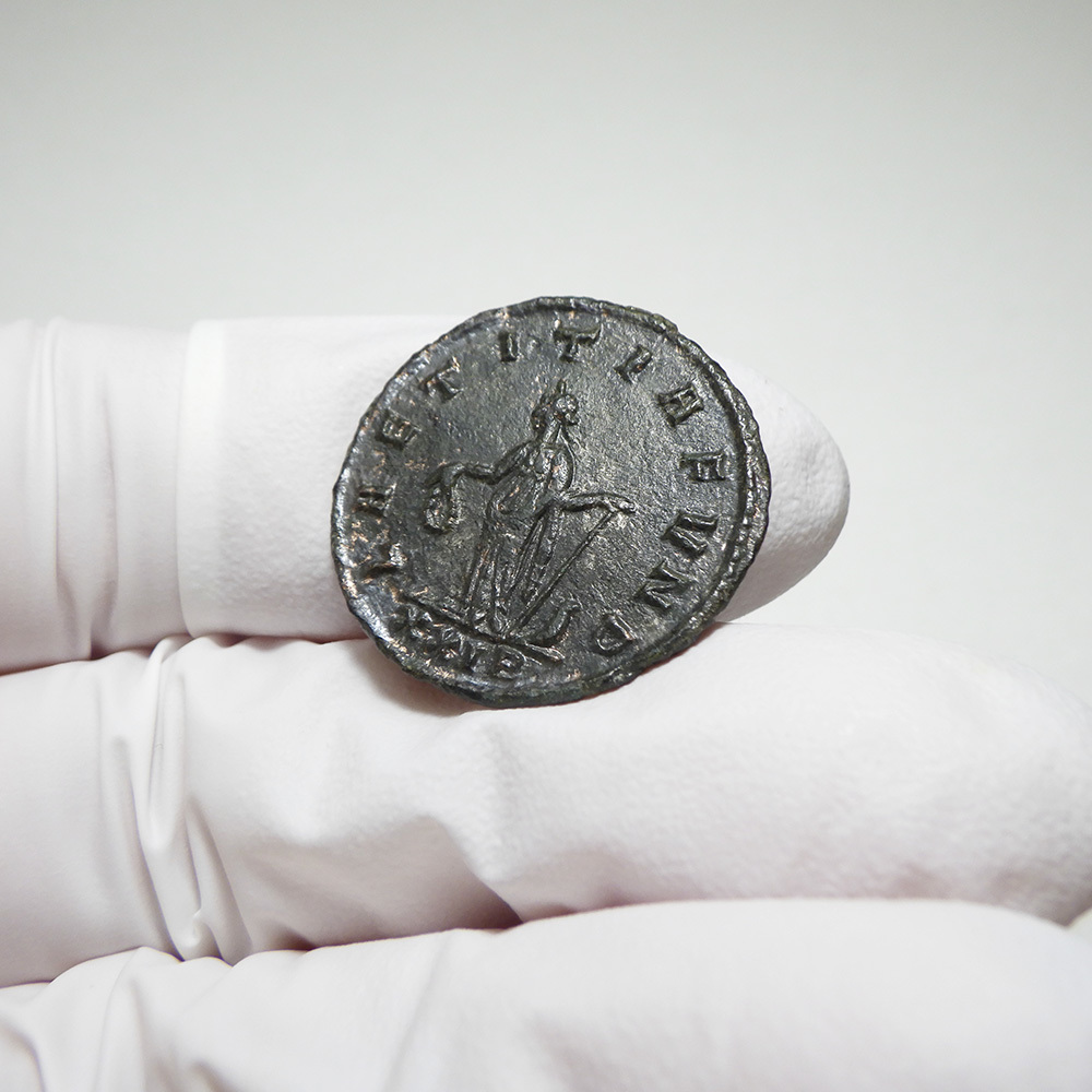 【古代ローマコイン】Tacitus（タキトゥス）クリーニング済 ブロンズコイン 銅貨 アントニニアヌス(W7t95jzU7U)_画像7