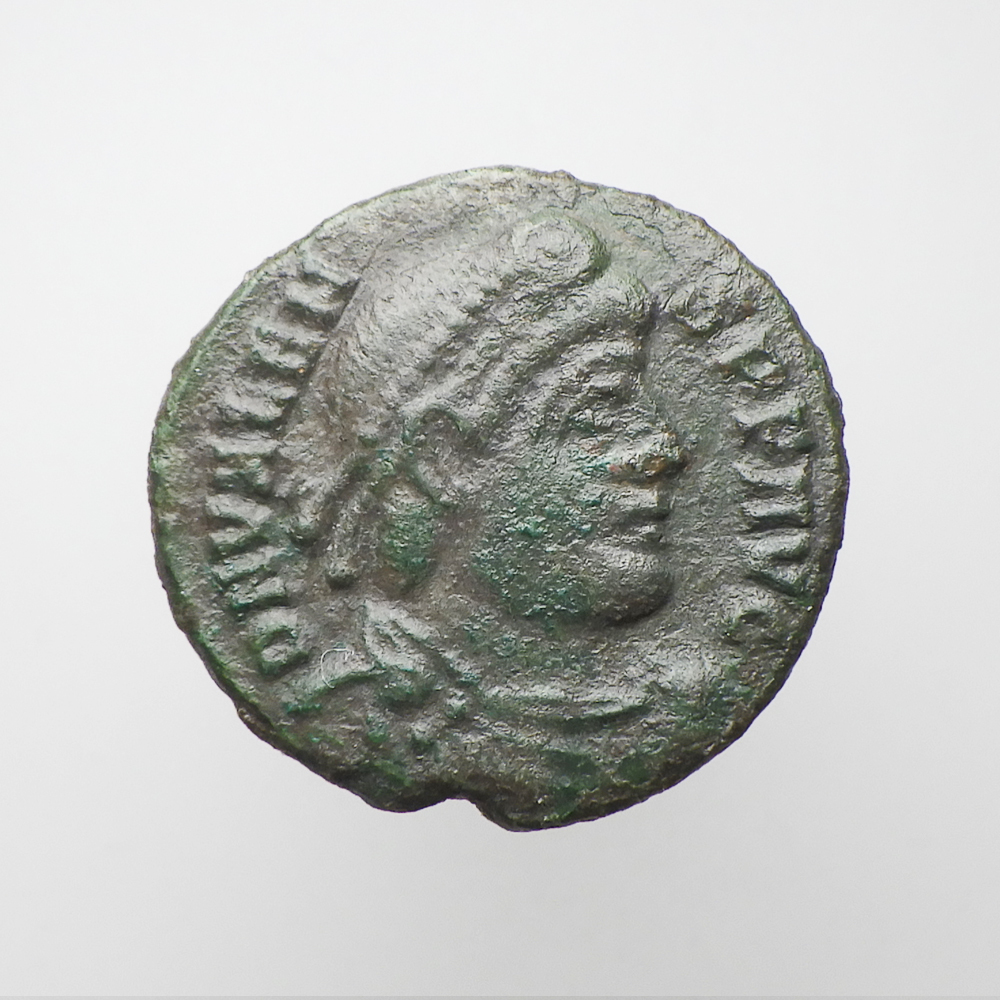 【古代ローマコイン】Valens（ヴァレンス）クリーニング済 ブロンズコイン 銅貨 フォリス(eWjwVtKy64)_画像1