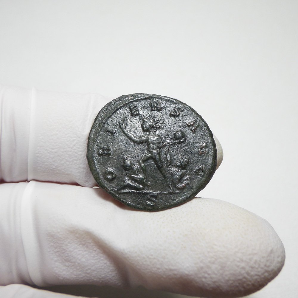 【古代ローマコイン】Aurelian（アウレリアヌス）クリーニング済 ブロンズコイン 銅貨 アントニニアヌス(3MH2utJYm2)_画像6