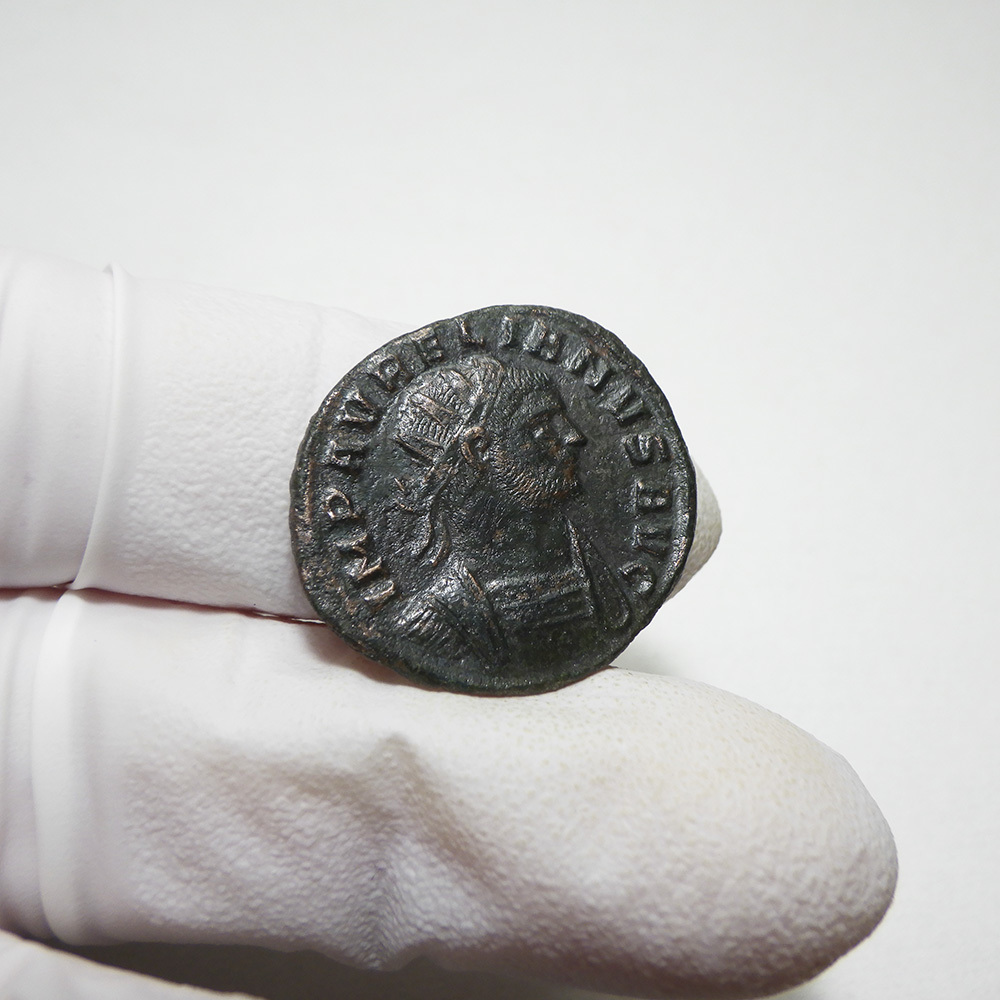 【古代ローマコイン】Aurelian（アウレリアヌス）クリーニング済 ブロンズコイン 銅貨 アントニニアヌス(3MH2utJYm2)_画像5