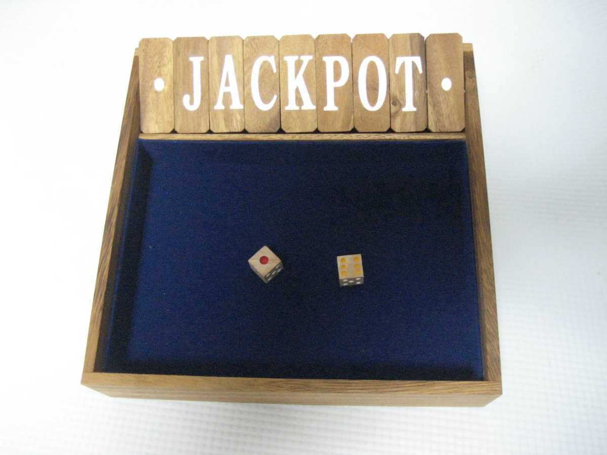 Jackpot・ジャックポット / Shut The Box (Bigサイズ)紺色ネイビー　⑪_画像4