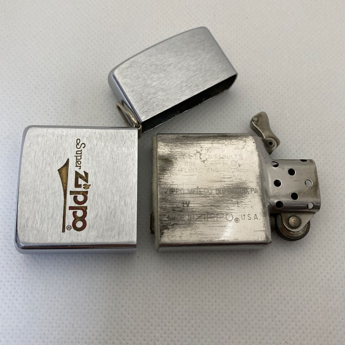 ZIPPO  Super ZIPPO  フック付き　中古品　箱無し　1988年製