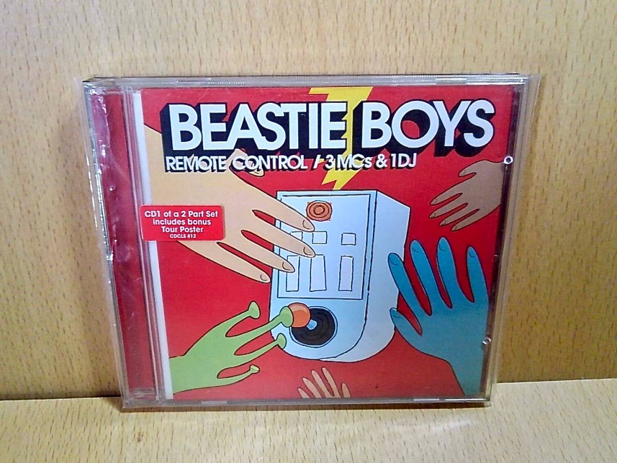 BEASTIE BOYSビースティ・ボーイズ/Remote Control / 3 MCs & 1 DJ/CD(Maxi)/ポスター封入*_画像1