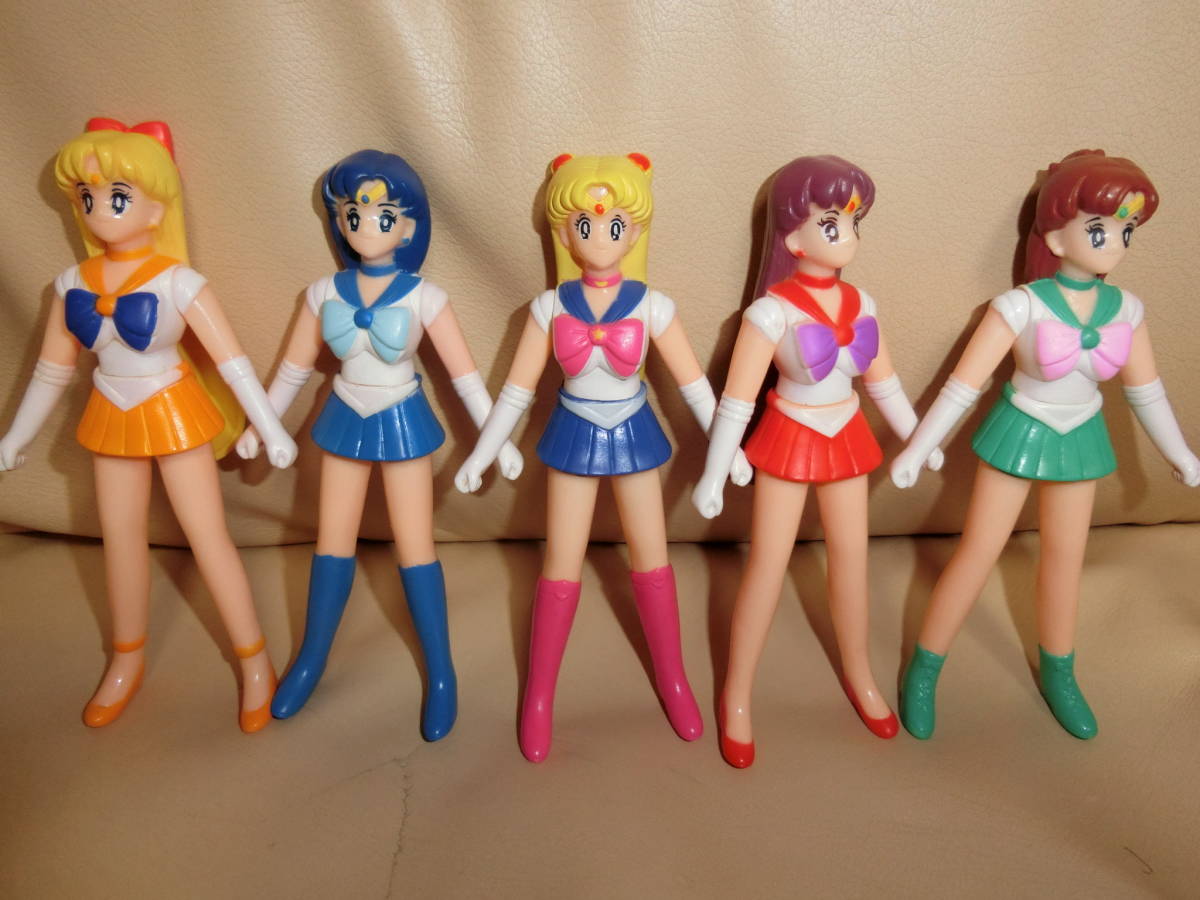 BANDAI 1993 год продажа товар Sailor Moon сборник .. Bishoujo Senshi. sofvi комплект.