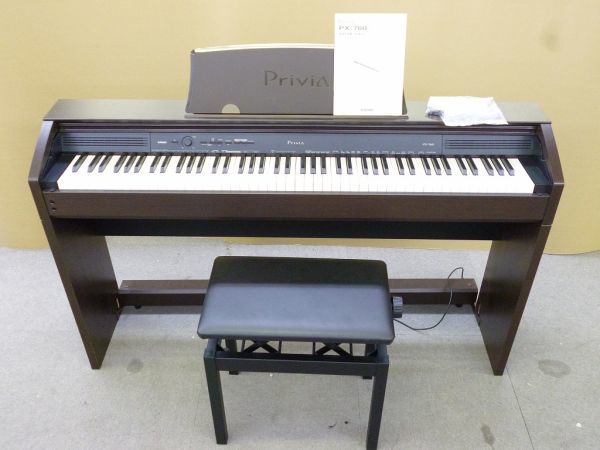 W010-J10-1475【引取限定】 CASIO カシオ Privia プリヴィア PX-760 BN
