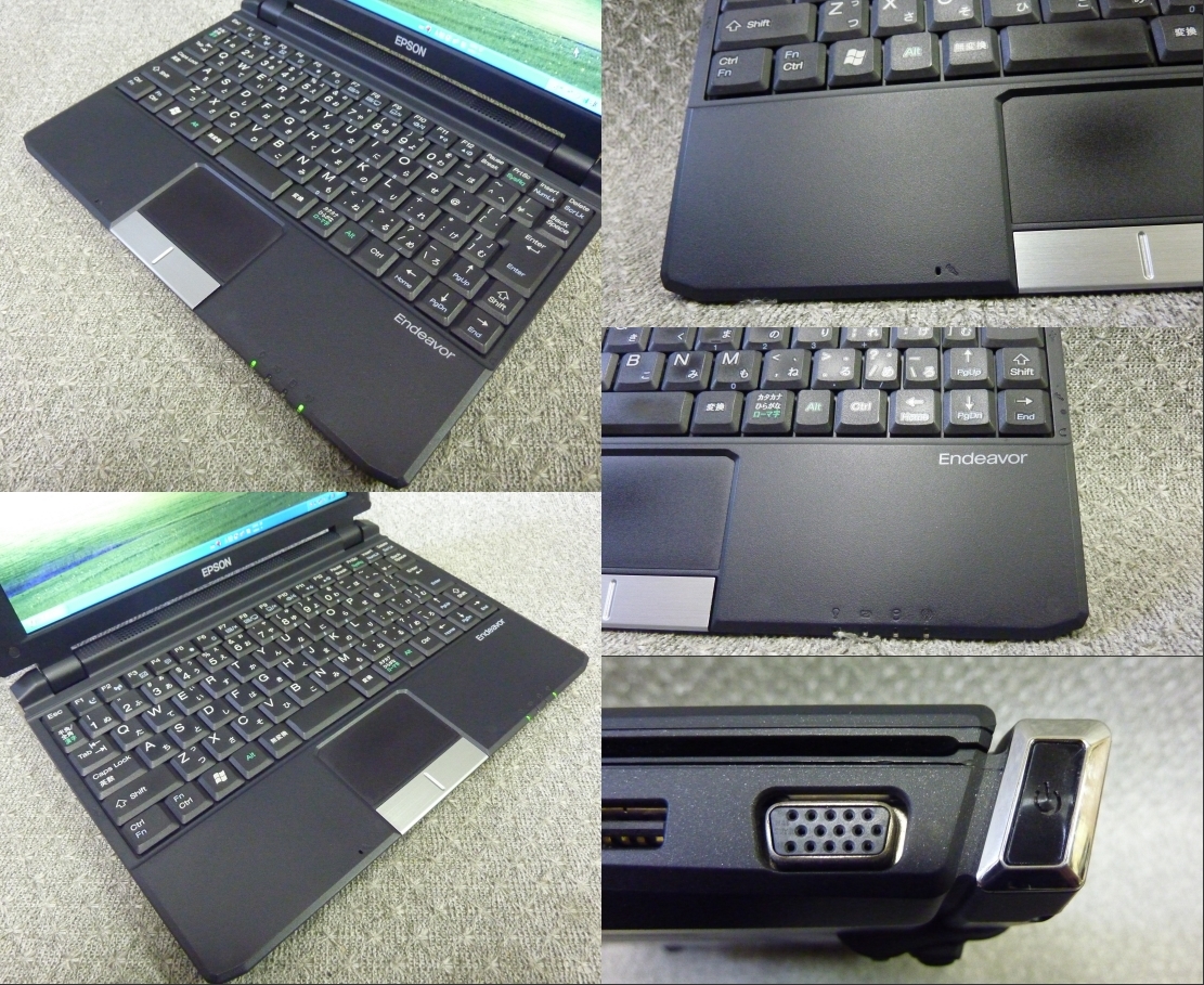 ★Windows XP?7 Starter OS選択可 10.2型ミニノート EPSON Endeavor Na01 mini ★ Atom N270 1.6GHz/2GB/HDD80GB/無線/リカバリ作成/2038