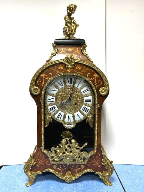 ヤフオク! - ☆Tiffany☆ティファニー ゼンマイ式 振り子 置き時...