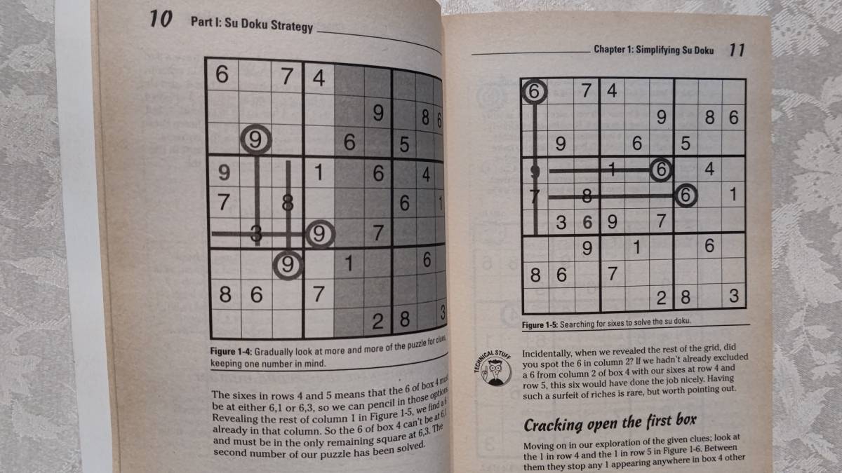 洋書 SUDOKU FOR DUMMIES 数独 240問 英国印刷　John Wiley _画像4