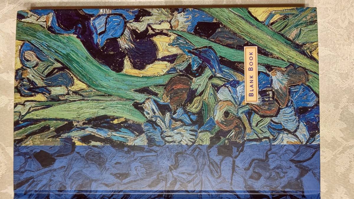 van gogh museum ゴッホ ミュージアム アムステルダム イタリア印刷 BLANK BOOK 横罫ノート（21.7×13.7×1.6㎝）表紙：Irises アイリス