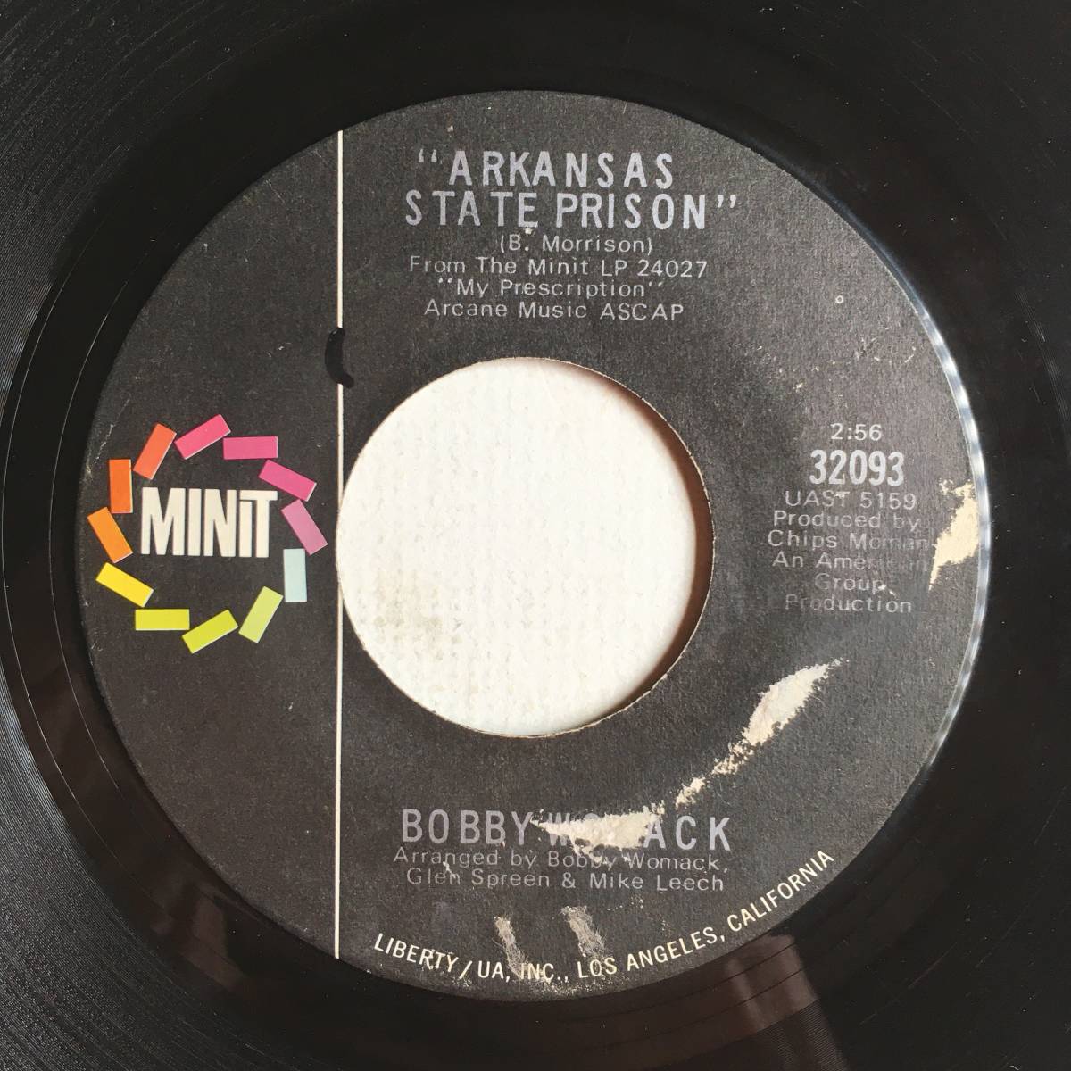 EP ● BOBBY WOMACK ● More Than I Can Stand / Arkansas State Prisonの画像2