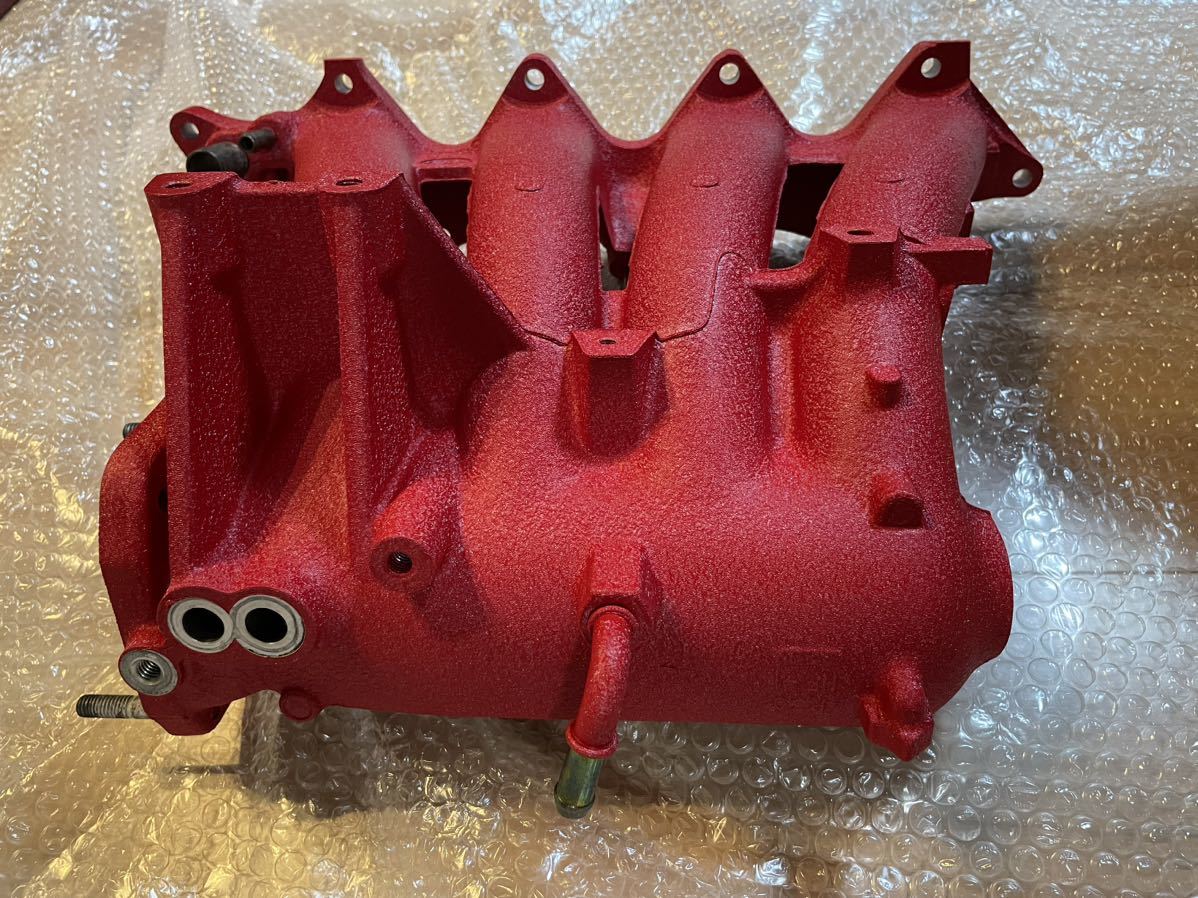 ### stock have EG6 Civic SiR Honda original intake manifold B16A red crystal painting intake manifold CR-X Delsol EG9 Ferio 