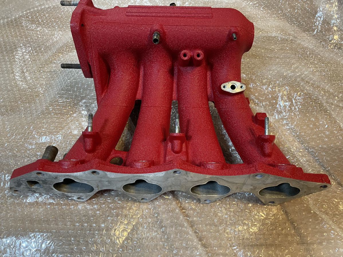 ### stock have EG6 Civic SiR Honda original intake manifold B16A red crystal painting intake manifold CR-X Delsol EG9 Ferio 