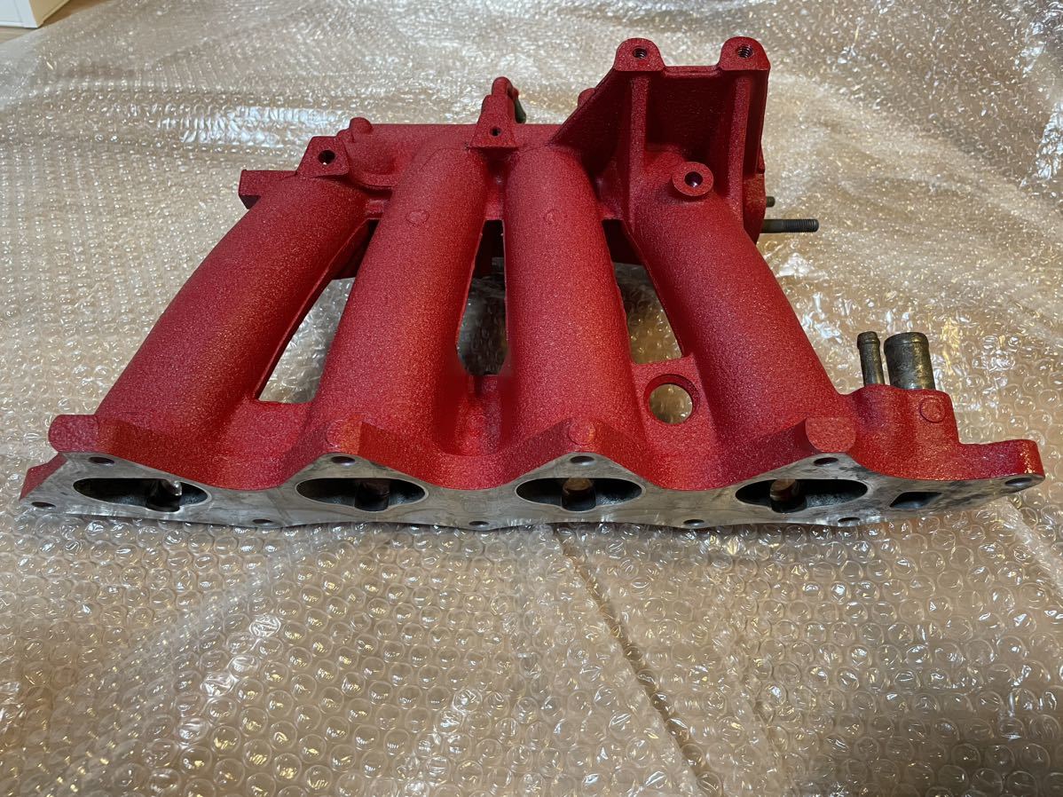 ### stock have EG6 Civic SiR Honda original intake manifold B16A red crystal painting intake manifold CR-X Delsol EG9 Ferio 