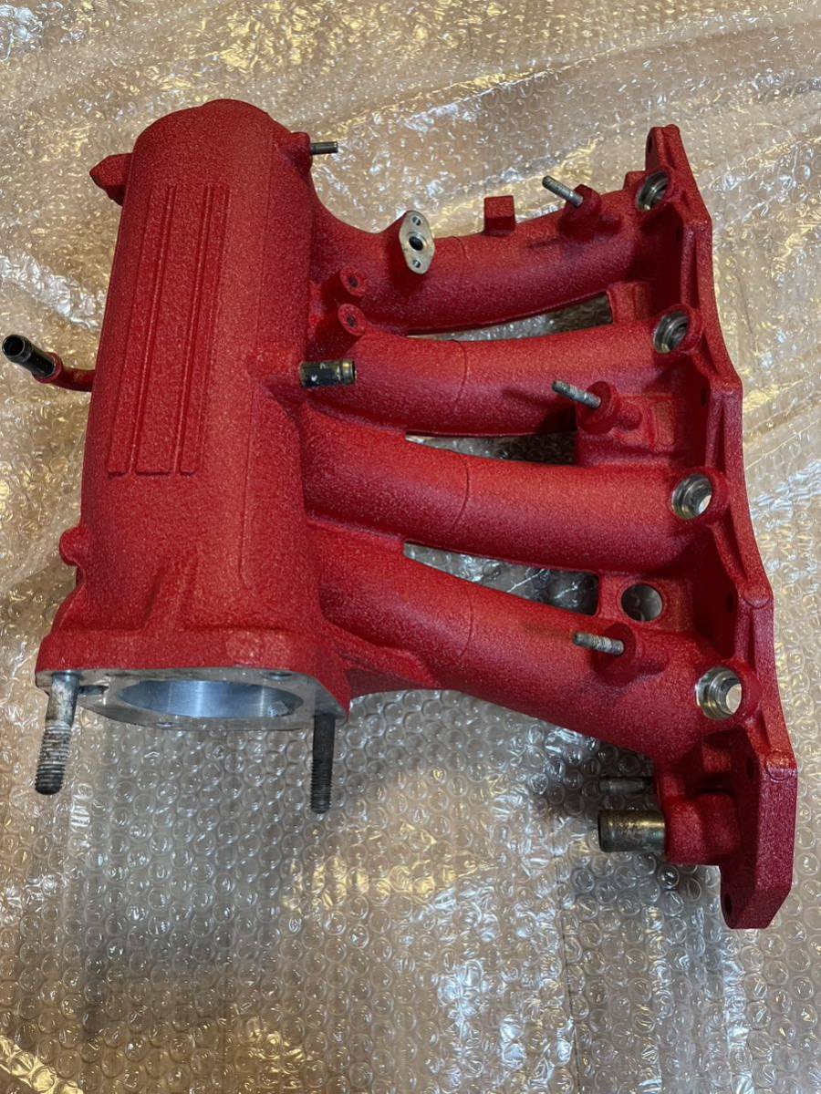 ### stock have EG6 Civic SiR Honda original intake manifold B16A red crystal painting intake manifold CR-X Delsol EG9 Ferio 